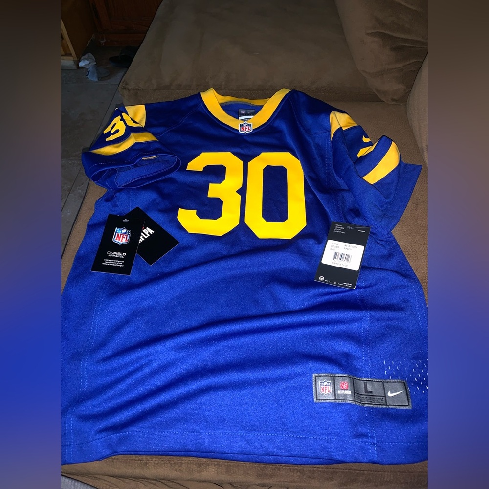 Youth Los Angeles Rams Todd Gurley II Nike Royal Youth Alternate Game Jersey